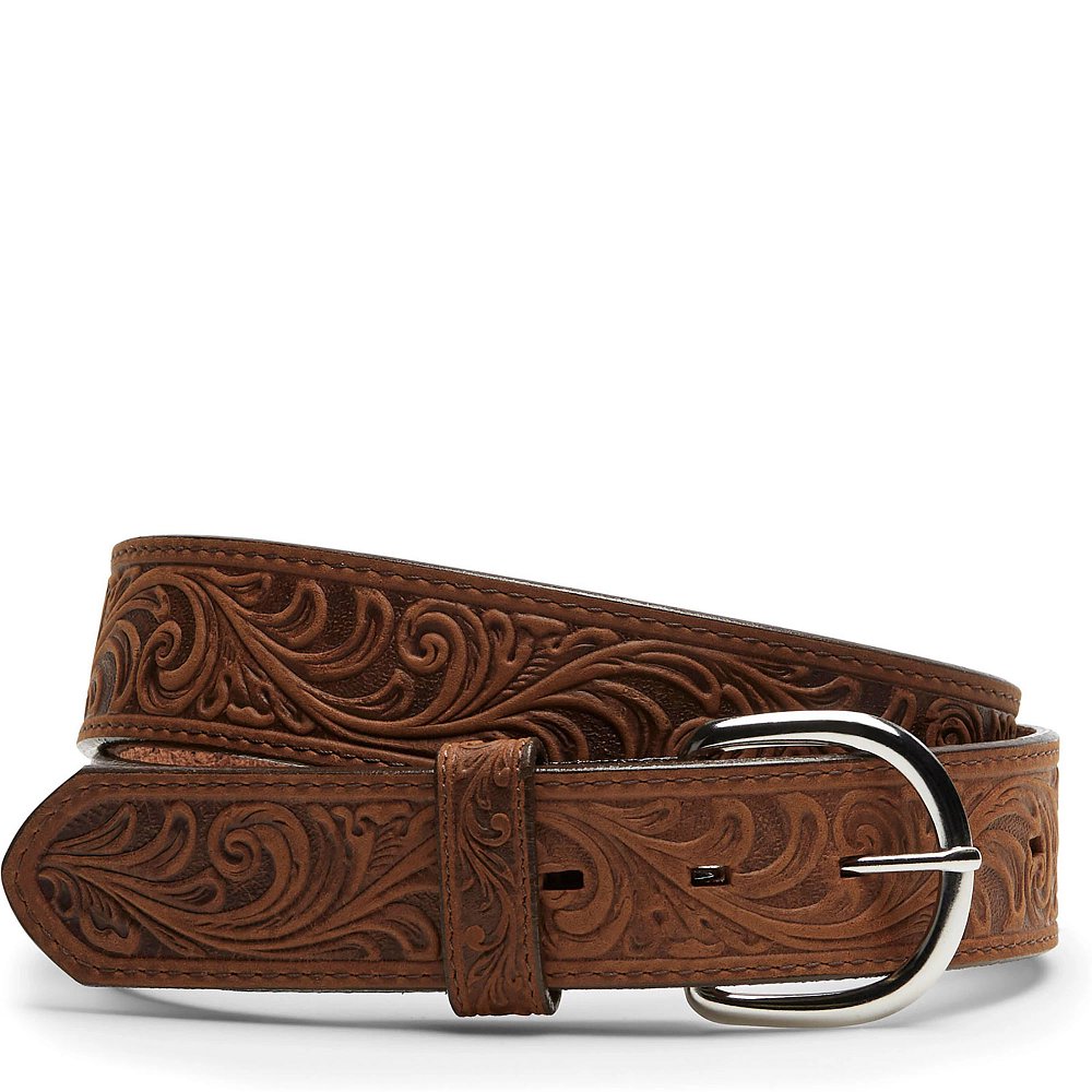 Scroll Tooled Belt