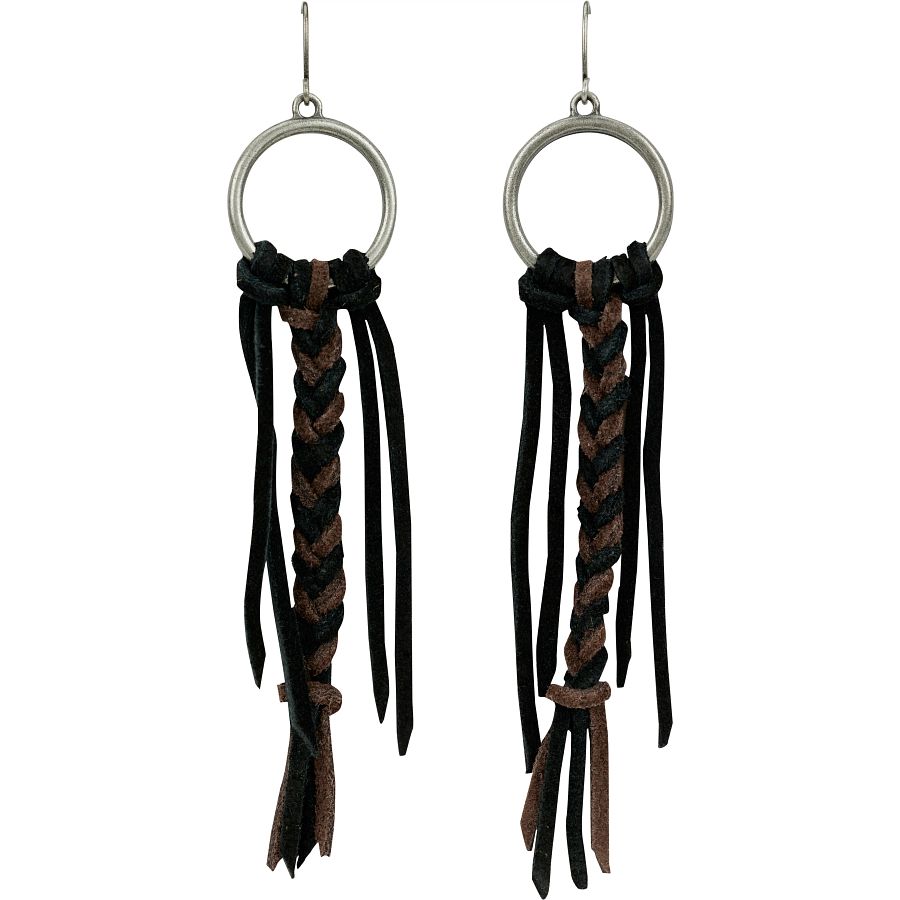 Justin Women's Genuine Suede Earrings
